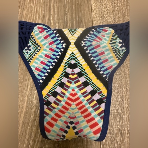 Red Carter Cali Cut Bikini Bottoms in Blue [SZ S 6 US ] - Picture 7 of 7